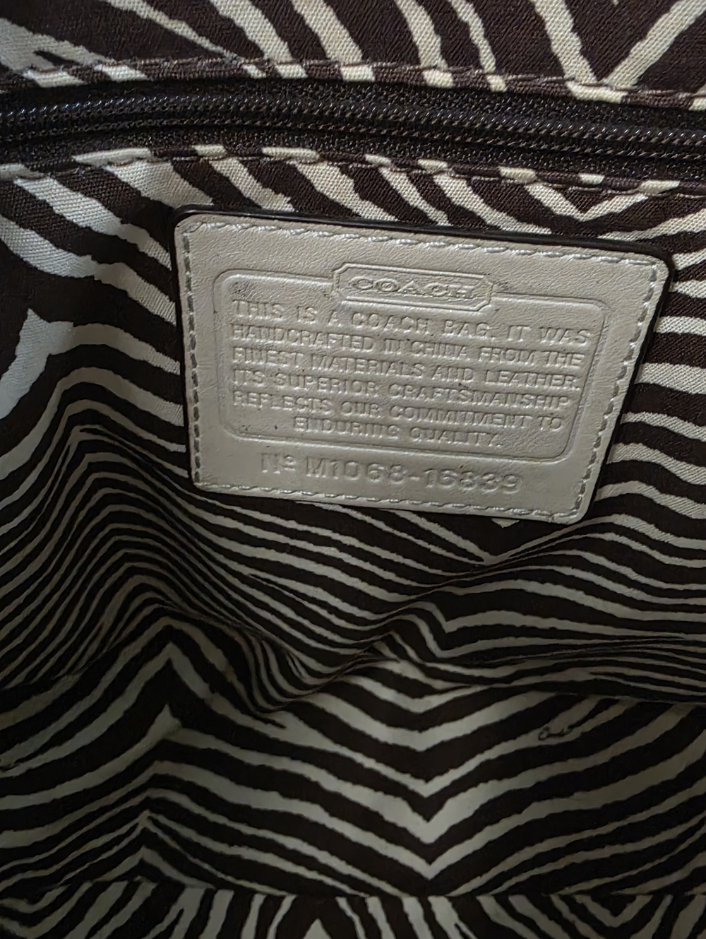 Coach Python Natalie Raffia Shoulder Bag - Picture 3 of 12